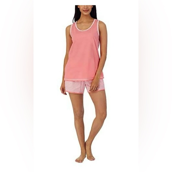 Carole Hochman Women's Peach Coloured Short Pajama Set - Picture 11 of 12
